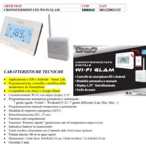 CRONOTERMOSTATO WI-FI GLAM