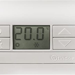FINDER - TERMOSTATO DIGITALE DA PARETE BIANCO