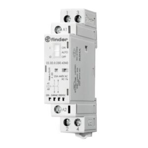 FINDER - CONTATTORE MODULARE 230V AC/DC