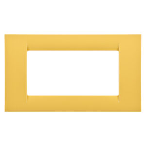 GW22184 PLACCA 4P GIALLO MAIS SYSTEM VIRNA Gewiss