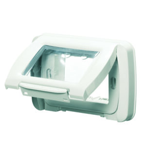 GW22451 PLACCA STAGNA 3P BIANCO NUVOLA TOP SYS