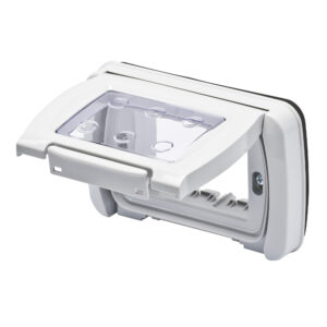 GW22453 PLACCA STAGNA 3 POSTI GRIGIO 7035 TOP SYS