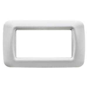 GW22504 PLACCA 4 POSTI BIANCO NUVOLA TOP SYSTEM Gewiss