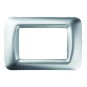 GW22653 PLACCA 3 POS. CROMO SOFT