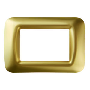 PLACCA 3 POS. ORO ANTICO