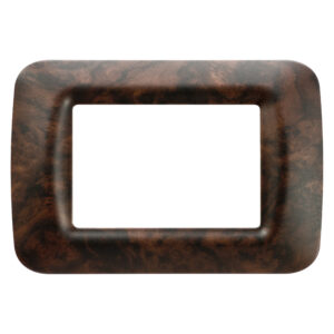 GW22673 PLACCA 3 POS RADICA INGLESE Gewiss