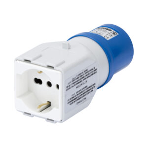 GEWISS - ADATTATORE CEE 2+T16A - SCHUKO/BIPASSO