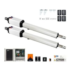KIT AUTOMAZIONE CANCELLO 2 ANTE LINEAR-11 C400 230V VDS 100018/1