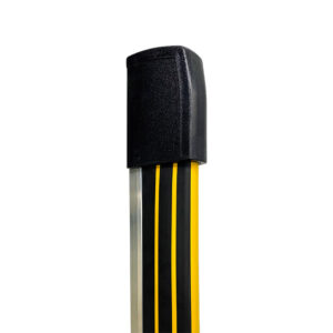 Bordo sensibile da 1,5 mt - H 70 mm - Giallo/Nero