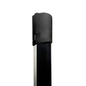 Bordo con estremit&agrave; in materiale morbido e sensibile agli urti - 1,5 mt - H 75 mm - Nero