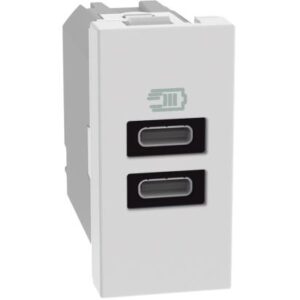 Bticino MATIXGO JW4191CC CARICATORE USB CC 1M BIANCO