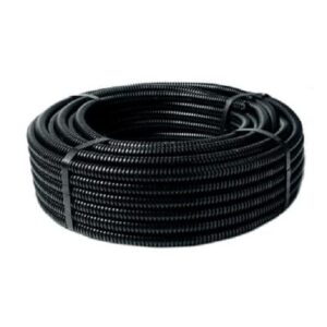 Elettrocanali TUBO Flessibile CORRUGATO NERO Diametro 16