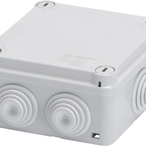 MARLANVIL - CASSETTA STAGNA IP55 98*98*55 VITE 1/4 GIRO C/FORI