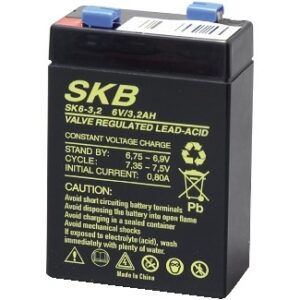 GBS - BATTERIA SKB RICABILE 6V 3,2AH