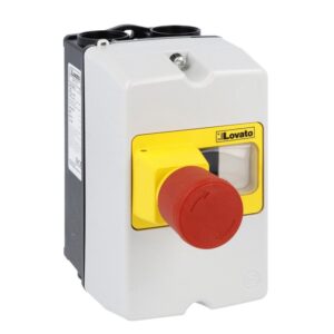 LOVATO CONTENITORE PARETE X SM1P CON PULSANTE EMERGENZA