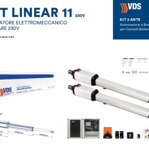 VDS LINEAR11 500 230V Kit 2 ante per cancelli fino a 6 mt VDS 100018/4