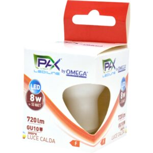 FARETTO GU10 8W 720lm LUCE CALDA 3000K OM303C