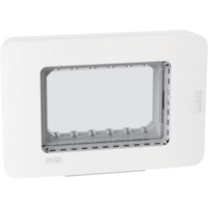 MATIXGO PLACCA da esterno IP55 3 Moduli bianca Bticino 28603W