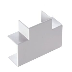 elettrocanali ECT2010B giunzione T per minicanale 20x10mm bianco