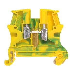 Legrand Bticino 037171 - VIKING3 MORSETTO PROTEZIONE 4 MMQ GUIDA DIN colore giallo verde senzione 4 mm